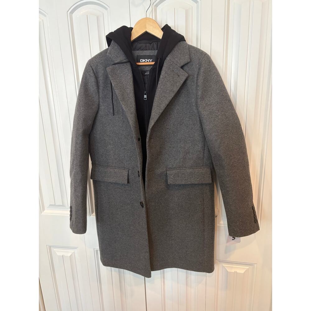 DKNY Gray‎ And Black Jacket Size Small